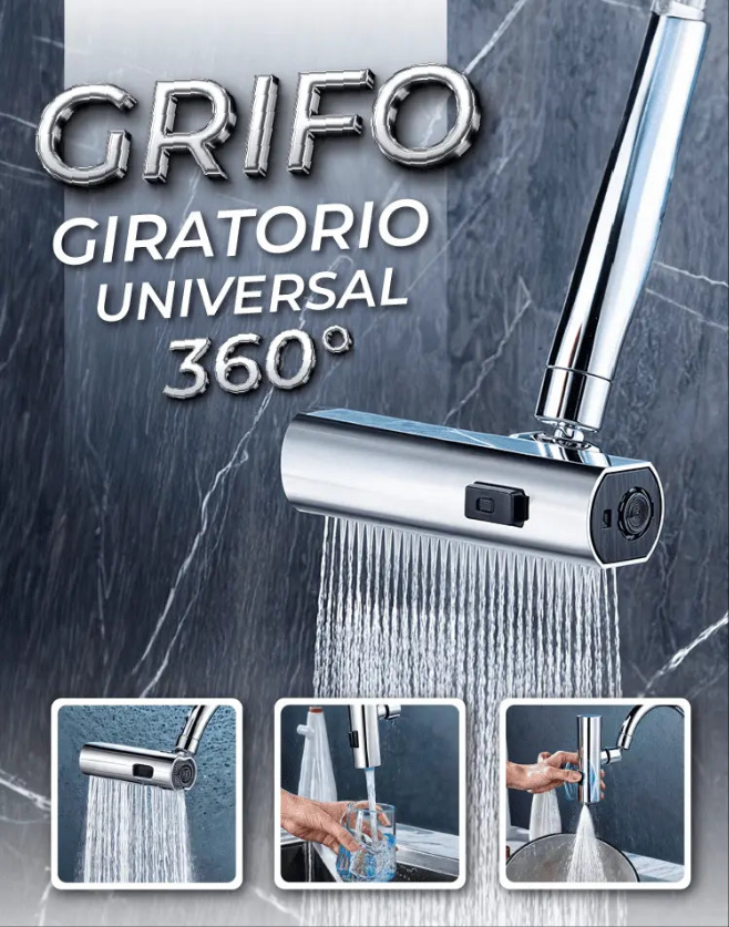 HydroSpin™ Grifo giratorio 360°